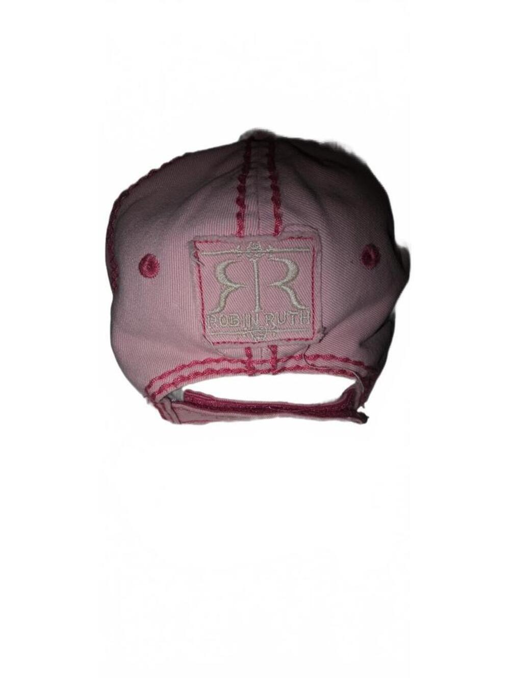 Robin Ruth Pink Baseball Cap with Embroidered Logo - Picture 3 of 5